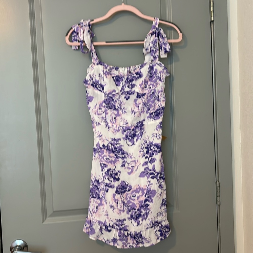 NWT KOURT mini floral dress